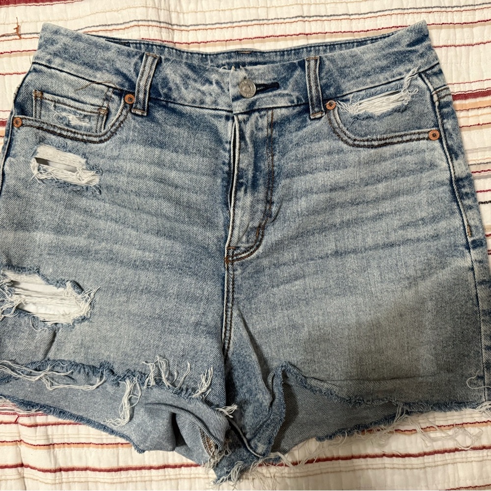 Distressed Denim Women's Shorts